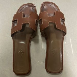 Hermes Oran Sandal 37.5